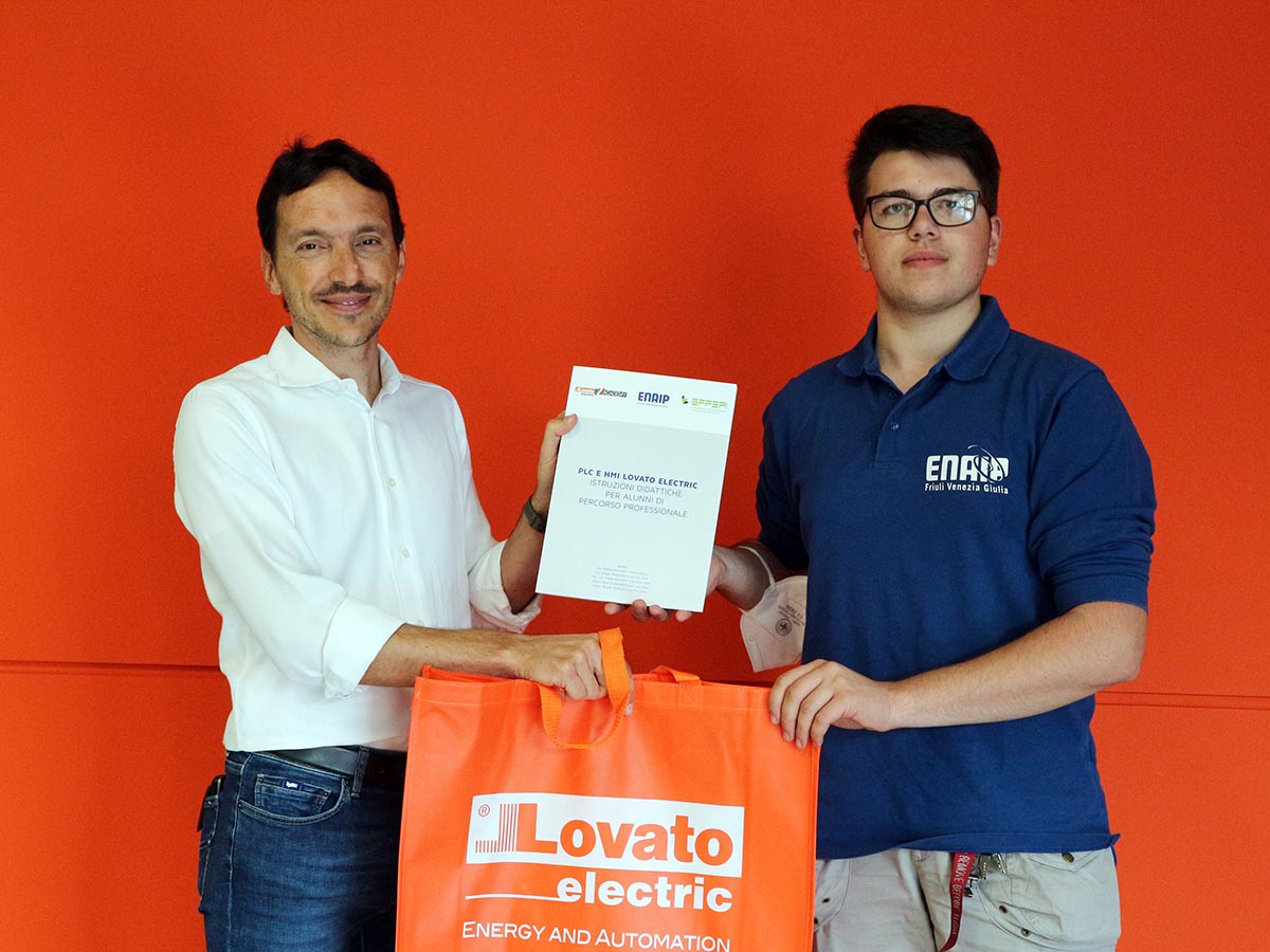 Un allievo Enaip premiato in Lovato a Bergamo